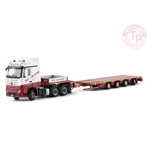 Mercedes-Benz Actros Streamspace 6x4 with Nooteboom MCOS Semi low loader 4 axle - Se Levage IMC MODELS 32-0117 IMC MODELS
