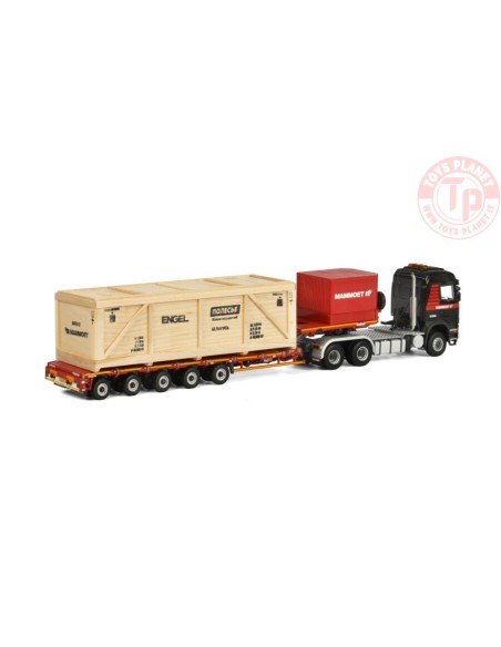 SCANIA R6 STREAMLINE HIGHLINE 6X6 LOWLOADER NOOTEBOOM MCO PX - 5 AXLE / INCLUDING WOODEN BOX WSI 410212 MAMMOET SCANIA R6 STREAMLINE HIGHLINE 6X6 LOWLOADER NOOTEBOOM MCO PX - 5 AXLE / INCLUDING WOODEN BOX WSI 410212 MAMMOET