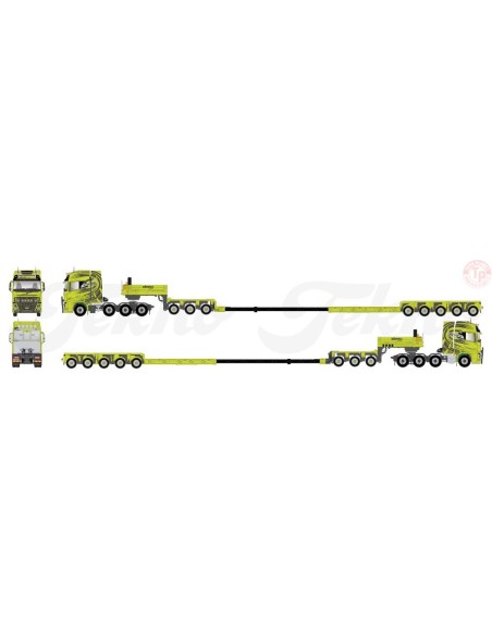 Volvo Globetrotter XL 8x4 met 3+5 assige Goldhofer dieplader- Kaeppeli TEKNO 82854 TEKNO Volvo Globetrotter XL 8x4 met 3+5 assige Goldhofer dieplader- Kaeppeli TEKNO 82854 TEKNO