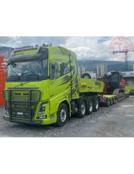 Volvo Globetrotter XL 8x4 met 3+5 assige Goldhofer dieplader- Kaeppeli TEKNO 82854 TEKNO