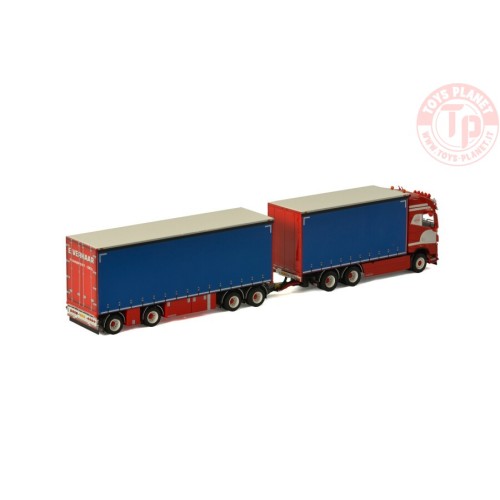 VOLVO FH4 GLOBETROTTER XL 6X2 TAG AXLE COMBI - 7 AXLE - E. Verhaar Transport WSI 01-3365 WSI MODELS