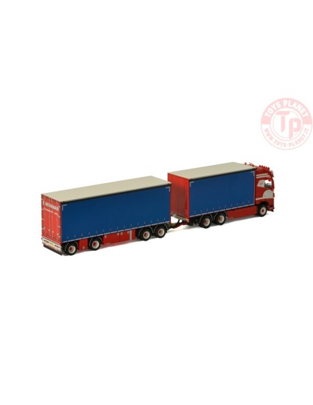 VOLVO FH4 GLOBETROTTER XL 6X2 TAG AXLE COMBI - 7 AXLE - E. Verhaar Transport WSI 01-3365 WSI MODELS