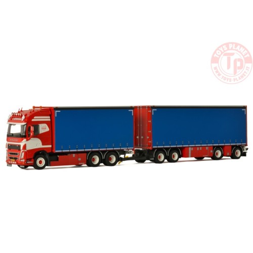 VOLVO FH4 GLOBETROTTER XL 6X2 TAG AXLE COMBI - 7 AXLE - E. Verhaar Transport WSI 01-3365 WSI MODELS