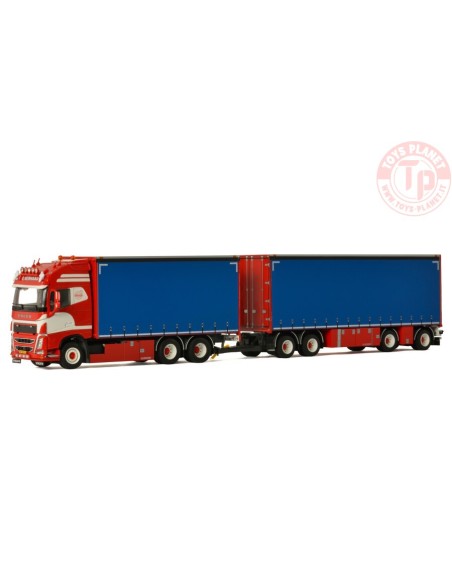 VOLVO FH4 GLOBETROTTER XL 6X2 TAG AXLE COMBI - 7 AXLE - E. Verhaar Transport WSI 01-3365 WSI MODELS