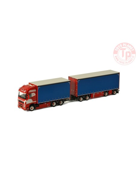 VOLVO FH4 GLOBETROTTER XL 6X2 TAG AXLE COMBI - 7 AXLE - E. Verhaar Transport WSI 01-3365 WSI MODELS