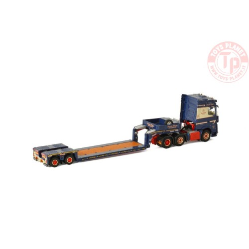 MERCEDES-BENZ ACTROS MP4 BIG SPACE 6X2 TWINSTEER LOW LOADER EURO - 2 AXLE - Frank Wulf WSI 01-3423 WSI MODELS