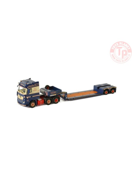 MERCEDES-BENZ ACTROS MP4 BIG SPACE 6X2 TWINSTEER LOW LOADER EURO - 2 AXLE - Frank Wulf WSI 01-3423 WSI MODELS