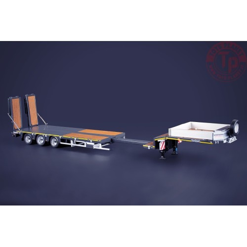 NOOTEBOOM MCOS SEMI LOW LOADER 3 AXLE WITH RAMPS GREY SERIES IMC MODELS 33-0186 IMC MODELS