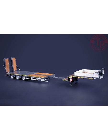 NOOTEBOOM MCOS SEMI LOW LOADER 3 AXLE WITH RAMPS GREY SERIES IMC MODELS 33-0186 IMC MODELS NOOTEBOOM MCOS SEMI LOW LOADER 3 AXLE WITH RAMPS GREY SERIES IMC MODELS 33-0186 IMC MODELS