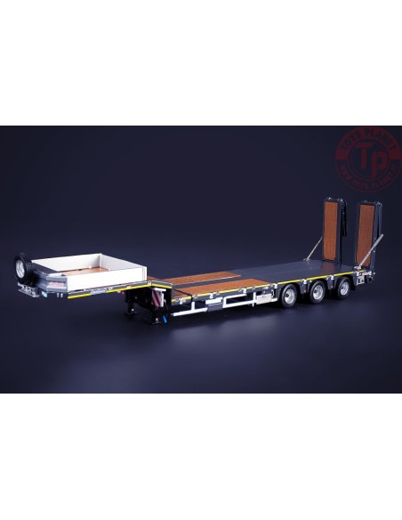 NOOTEBOOM MCOS SEMI LOW LOADER 3 AXLE WITH RAMPS GREY SERIES IMC MODELS 33-0186 IMC MODELS