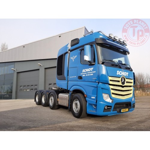 MERCEDES-BENZ AROCS MP4 SLT BIG SPACE 8X4 SEMI LOW LOWLOADER - 6 AXLE - SCHOT WSI 01-3475 WSI MODELS
