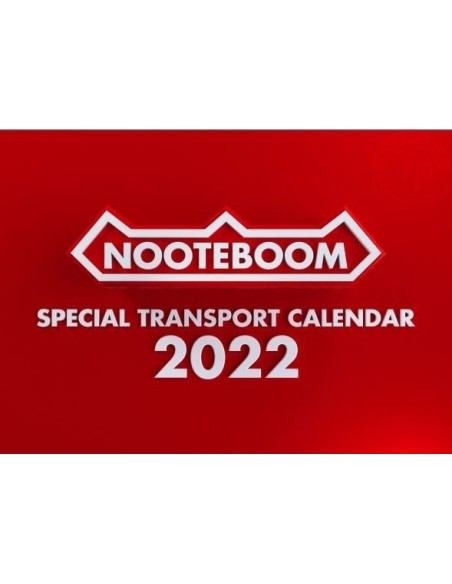 SPECIAL TRANSPORT CALENDAR 2022 NOOTEBOOM ABBIGLIAMENTO E ACCESSORI