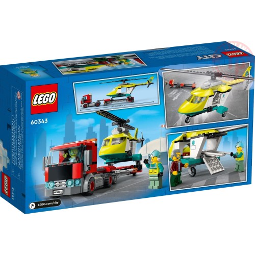 Trasportatore di elicotteri di salvataggio LEGO CITY 60343 LEGO