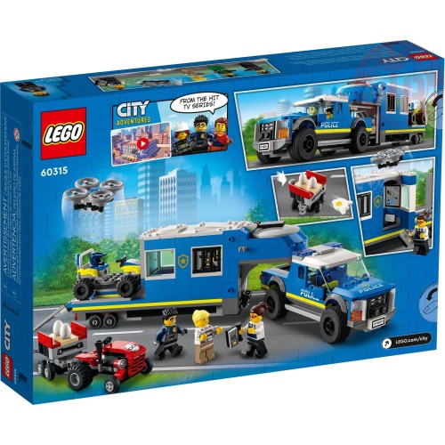 Camion centro di comando della polizia LEGO CITY 60315 LEGO