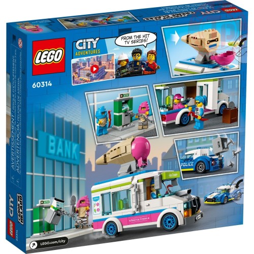 Il furgone dei gelati e l’inseguimento della polizia LEGO CITY 60314 LEGO