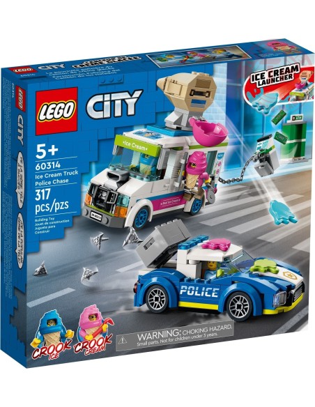 Il furgone dei gelati e l’inseguimento della polizia LEGO CITY 60314 LEGO