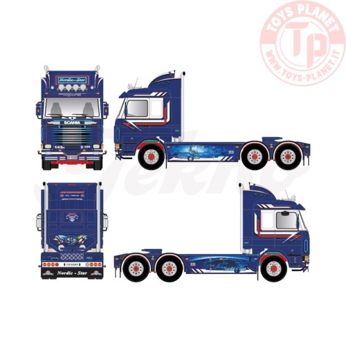 Scania 143-420 serie3 6x2 Nordic Star TEKNO 8130 TEKNO