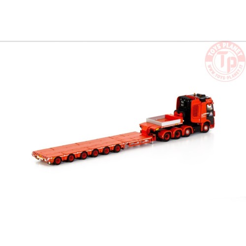MERCEDES-BENZ ACTROS MP5 SLT BIG SPACE 8X4 LOW LOADER 6 AXLE VAN GRINSVEN WSI 01-3409 WSI MODELS