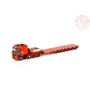 MERCEDES-BENZ ACTROS MP5 SLT BIG SPACE 8X4 LOW LOADER 6 AXLE VAN GRINSVEN WSI 01-3409 WSI MODELS