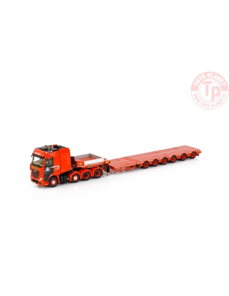 MERCEDES-BENZ ACTROS MP5 SLT BIG SPACE 8X4 LOW LOADER 6 AXLE VAN GRINSVEN WSI 01-3409 WSI MODELS