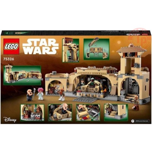 La sala del trono di Boba Fett LEGO STAR WARS 75326 STAR WARS