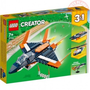 JET SUPERSONICO LEGO CREATOR 31126 CREATOR