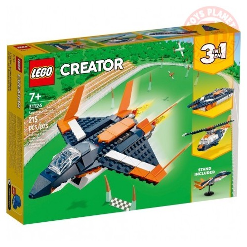 JET SUPERSONICO LEGO CREATOR 31126 CREATOR