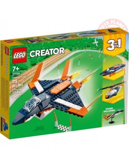 JET SUPERSONICO LEGO CREATOR 31126 CREATOR