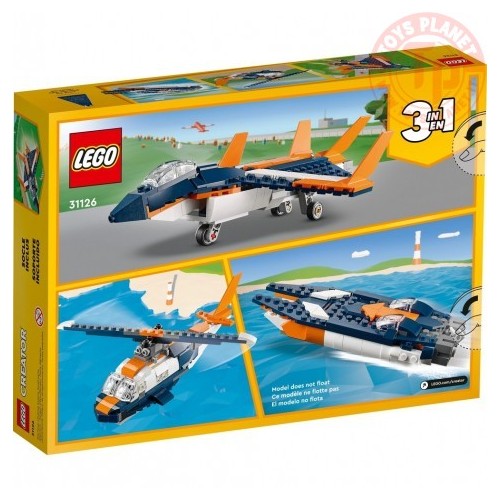 JET SUPERSONICO LEGO CREATOR 31126 CREATOR