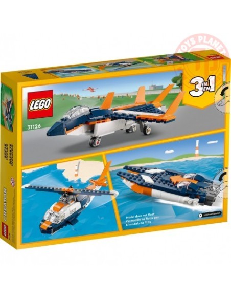 JET SUPERSONICO LEGO CREATOR 31126 CREATOR
