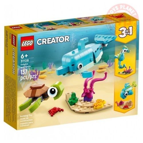 DELFINO E TARTARUGA LEGO CREATOR 31128 CREATOR