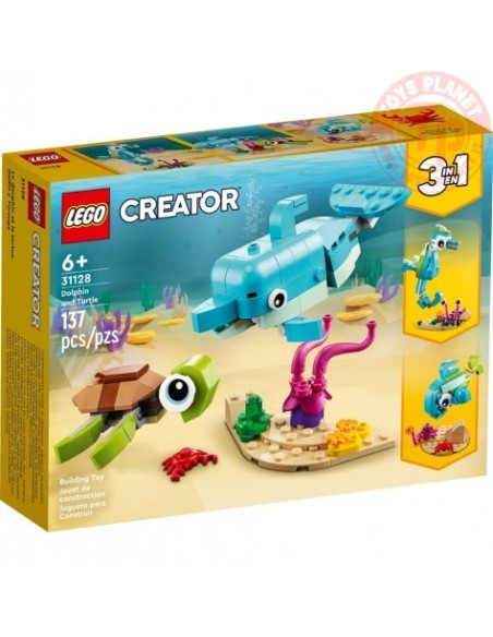 DELFINO E TARTARUGA LEGO CREATOR 31128 CREATOR