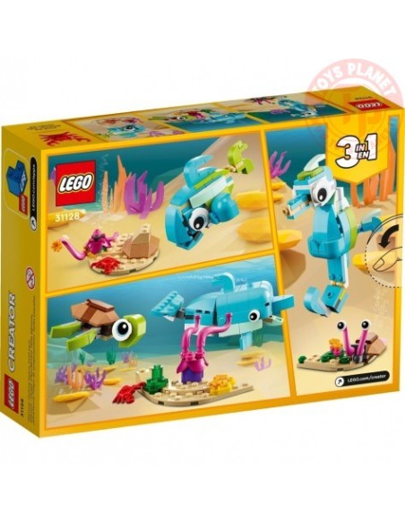 DELFINO E TARTARUGA LEGO CREATOR 31128 CREATOR