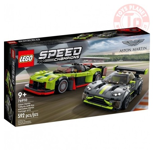ASTON MARTIN VALKYRIE AMR PRO E ASTON MARTIN VANTAGE GT3 LEGO SPEED CHAMPIONS 76910 SPEED CHAMPIONS
