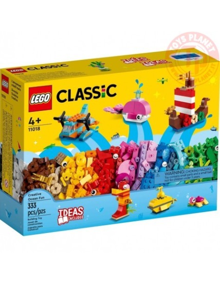 DIVERTIMENTO CREATIVO SULL’OCEANO LEGO CLASSIC 11018 CLASSIC