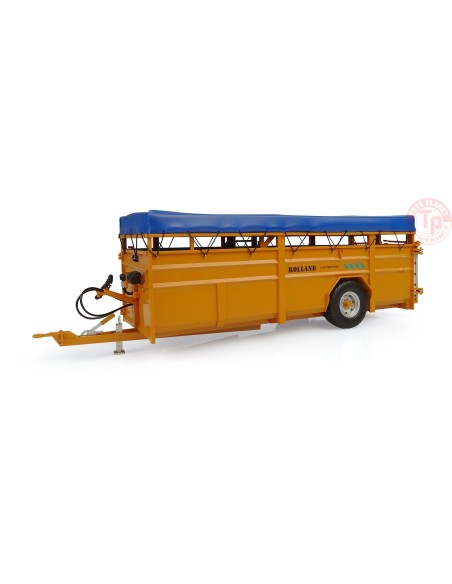 Rolland V64 Cattle trailer Yellow Limited Edition UH 6336 UNIVERSAL HOBBIES