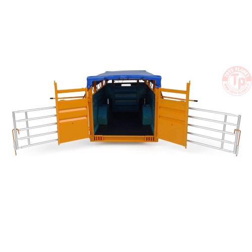 Rolland V64 Cattle trailer Yellow Limited Edition UH 6336 UNIVERSAL HOBBIES