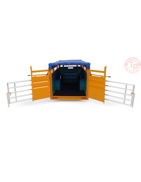 Rolland V64 Cattle trailer Yellow Limited Edition UH 6336 UNIVERSAL HOBBIES Rolland V64 Cattle trailer Yellow Limited Edition UH 6336 UNIVERSAL HOBBIES