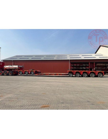 MERCEDES BENZ ACTROS MP4 SLT GIGA SPACE 8X4 LOW LOADER - 5 AXLE WITH DOLLY 3 AXLE - TORBEN RAFN WSI 01-3844 WSI MODELS MERCEDES BENZ ACTROS MP4 SLT GIGA SPACE 8X4 LOW LOADER - 5 AXLE WITH DOLLY 3 AXLE - TORBEN RAFN WSI 01-3844 WSI MODELS