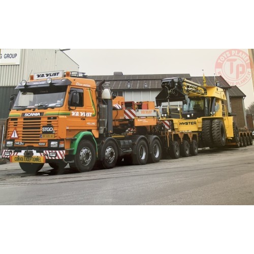 SCANIA 3 SERIES 8X4 INTER COMBI SCHEUERLE SET - V.D. VLIST WSI 01-3387 WSI MODELS