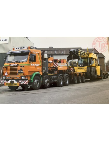 SCANIA 3 SERIES 8X4 INTER COMBI SCHEUERLE SET - V.D. VLIST WSI 01-3387 WSI MODELS