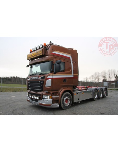 SCANIA R6 TOPLINE 8X4 RIGED TRUCK WITH HOOKLIFT SYSTEM + CONTAINER 40M3 - TONERUD WSI 01-3818 WSI MODELS SCANIA R6 TOPLINE 8X4 RIGED TRUCK WITH HOOKLIFT SYSTEM + CONTAINER 40M3 - TONERUD WSI 01-3818 WSI MODELS