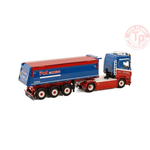 SCANIA R NORMAL CR20N 4X2 TIPPER TRAILER - 3 AXLE -PWT CARGO WSI 01-3609 WSI MODELS