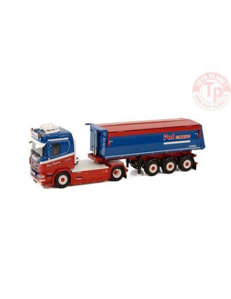 SCANIA R NORMAL CR20N 4X2 TIPPER TRAILER - 3 AXLE -PWT CARGO WSI 01-3609 WSI MODELS
