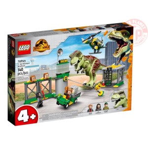 La fuga del T. rex LEGO JURASSIC WORLD 76944 LEGO