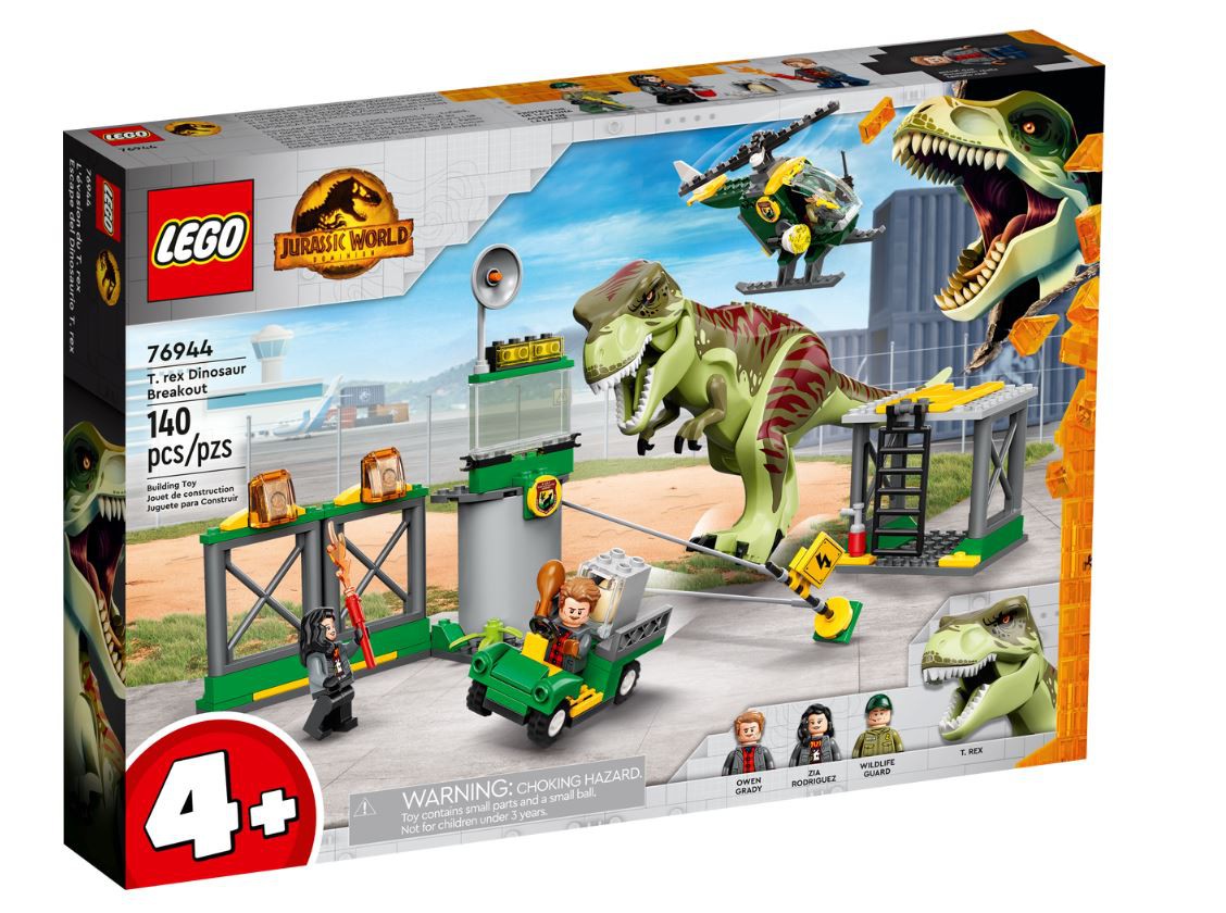 LEGO JURASSIC WORLD 76944 La fuga del rex 49,99 € LEGO