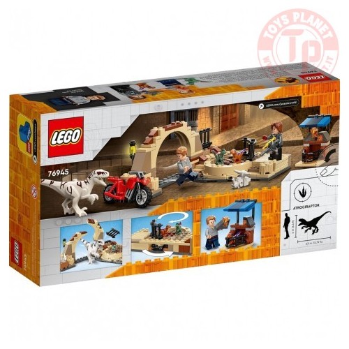 Atrociraptor: inseguimento sulla moto LEGO JURASSIC WORLD 76945 LEGO