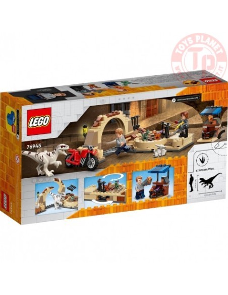 Atrociraptor: inseguimento sulla moto LEGO JURASSIC WORLD 76945 LEGO
