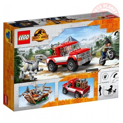 La cattura dei Velociraptor Blue e Beta LEGO JURASSIC WORLD 76946 LEGO