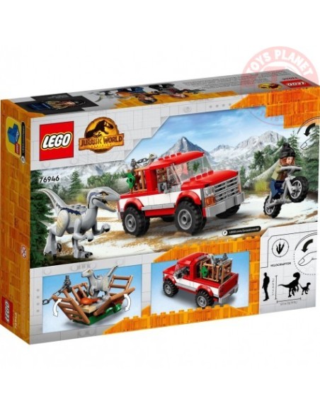 La cattura dei Velociraptor Blue e Beta LEGO JURASSIC WORLD 76946 LEGO
